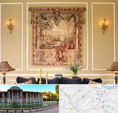 مرکز خرید تابلو فرش در عفیف آباد شیراز 