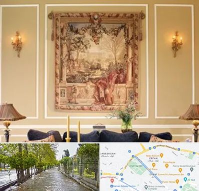 مرکز خرید تابلو فرش در خیابان ارم شیراز 