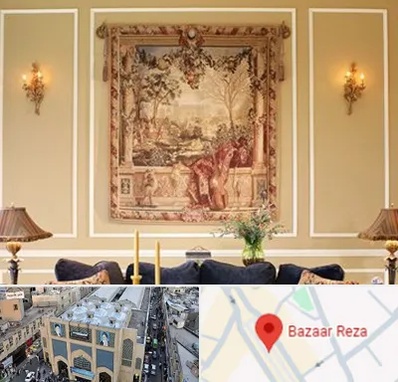 مرکز خرید تابلو فرش در بازار رضا مشهد