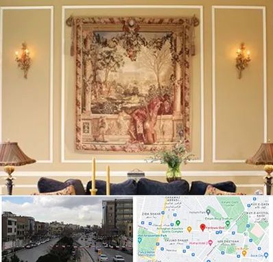 مرکز خرید تابلو فرش در بلوار فردوسی مشهد 