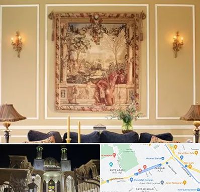 مرکز خرید تابلو فرش در زرگری شیراز 