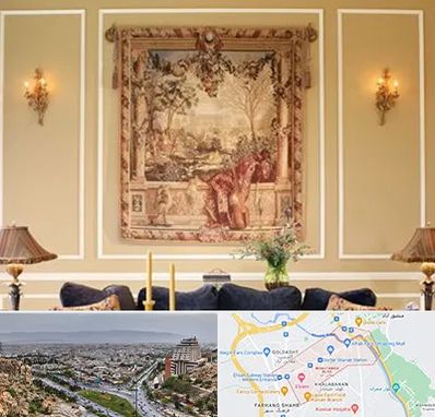 مرکز خرید تابلو فرش در معالی آباد شیراز 