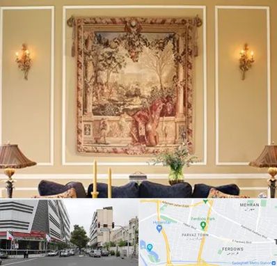 مرکز خرید تابلو فرش در بلوار فردوس 