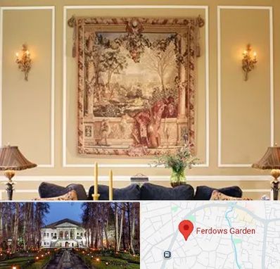 مرکز خرید تابلو فرش در باغ فردوس