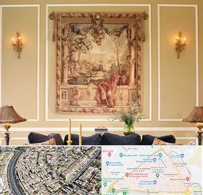 مرکز خرید تابلو فرش در شهرک غرب مشهد 