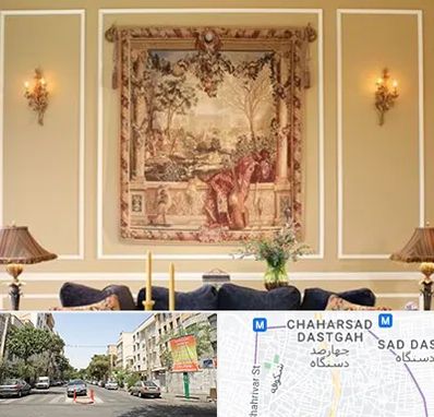 مرکز خرید تابلو فرش در چهارصد دستگاه 