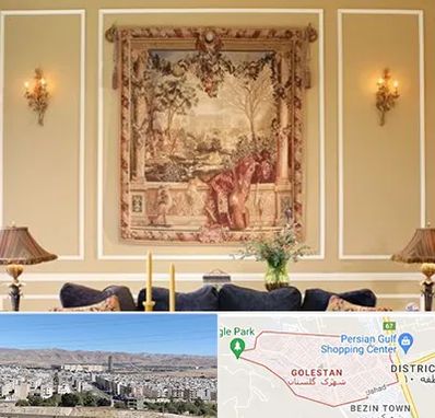 مرکز خرید تابلو فرش در شهرک گلستان شیراز 