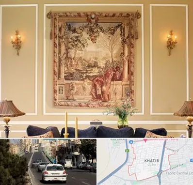 مرکز خرید تابلو فرش در خطیب تبریز