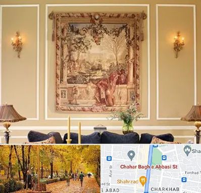 مرکز خرید تابلو فرش در چهارباغ اصفهان 