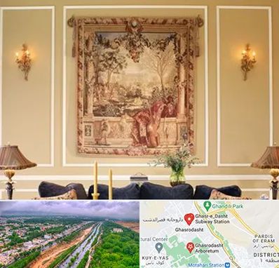 مرکز خرید تابلو فرش در قصرالدشت شیراز 