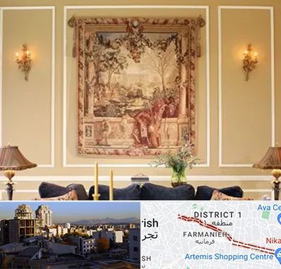 مرکز خرید تابلو فرش در فرمانیه 