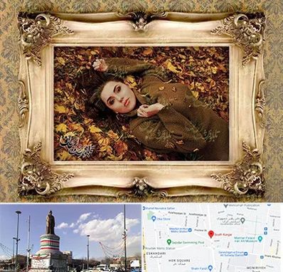 تبدیل عکس به تابلو فرش در کارگر جنوبی 