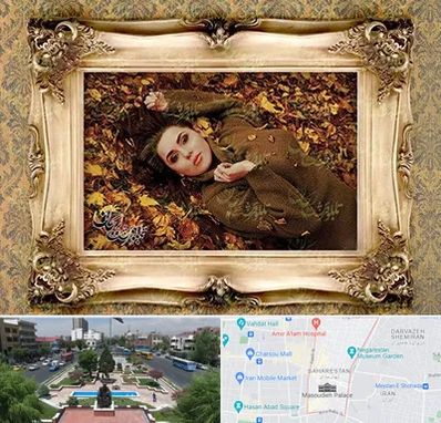 تبدیل عکس به تابلو فرش در بهارستان 