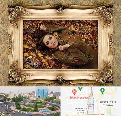 تبدیل عکس به تابلو فرش در ونک
