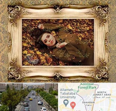 تبدیل عکس به تابلو فرش در شهران 