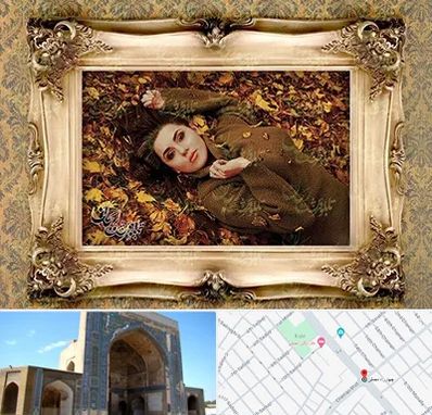 تبدیل عکس به تابلو فرش در مصلی مشهد