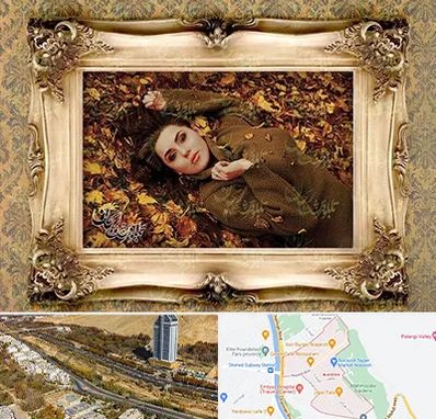 تبدیل عکس به تابلو فرش در خیابان نیایش شیراز 