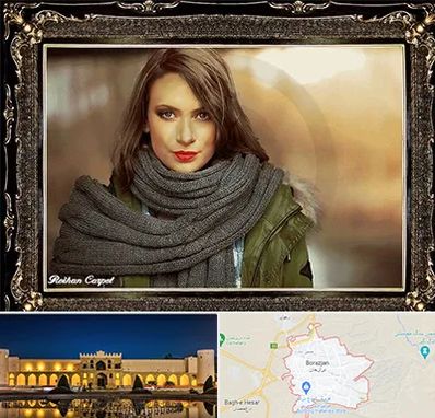 تابلو فرش چهره در برازجان