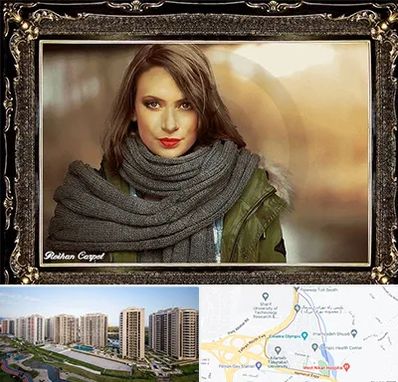 تابلو فرش چهره در المپیک 