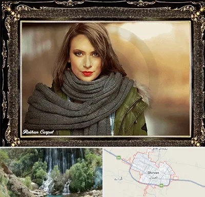 تابلو فرش چهره در شیروان