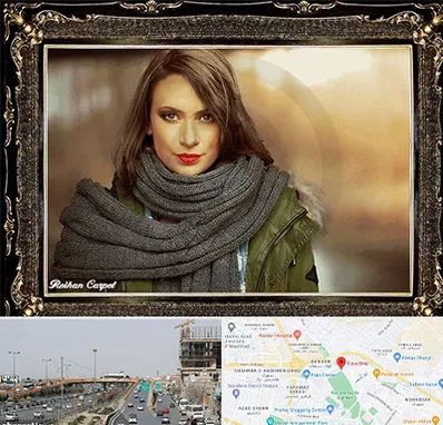 تابلو فرش چهره در بلوار توس مشهد 