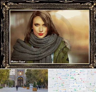 تابلو فرش چهره در منطقه 12 تهران 