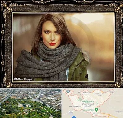 تابلو فرش چهره در شهرکرد