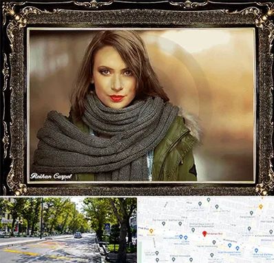 تابلو فرش چهره در میرداماد