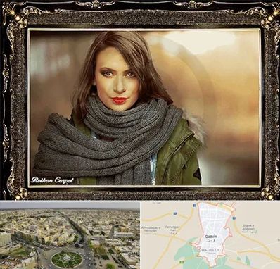 تابلو فرش چهره در قزوین