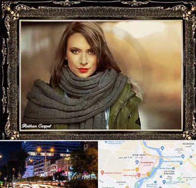 تابلو فرش چهره در کیانپارس اهواز 