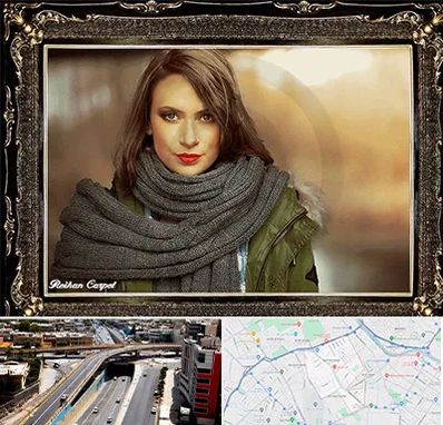 تابلو فرش چهره در ستارخان شیراز 