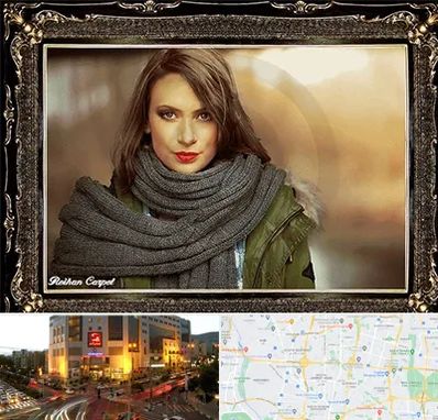 تابلو فرش چهره در جنت آباد تهران 