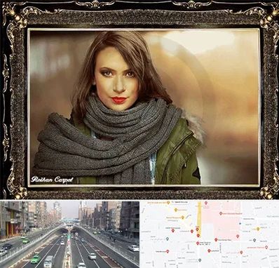 تابلو فرش چهره در توحید 