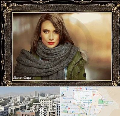 تابلو فرش چهره در منطقه 14 تهران 