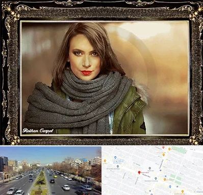 تابلو فرش چهره در بلوار معلم مشهد 