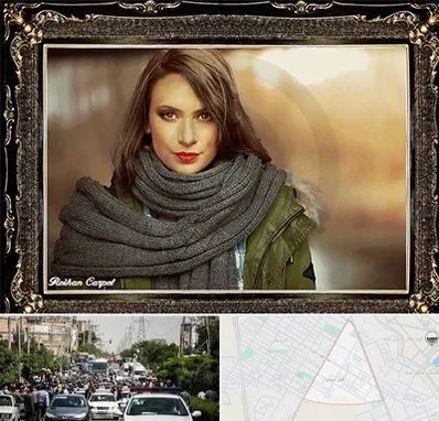 تابلو فرش چهره در سیدی مشهد