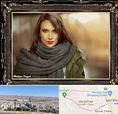 تابلو فرش چهره در شهرک گلستان شیراز 