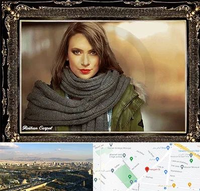 تابلو فرش چهره در هنگام 