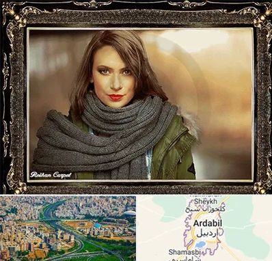 تابلو فرش چهره در اردبیل