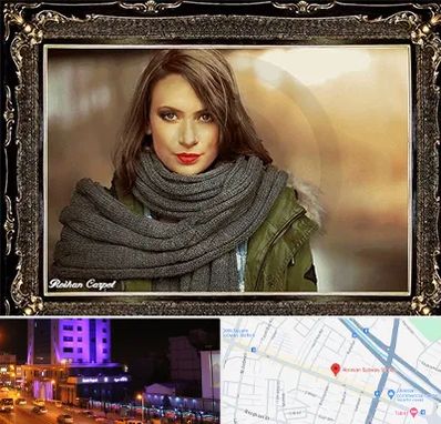 تابلو فرش چهره در آبرسان تبریز