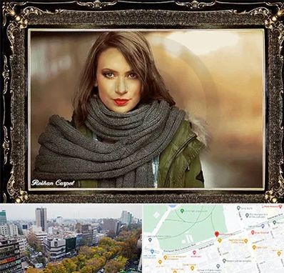 تابلو فرش چهره در بلوار کشاورز 