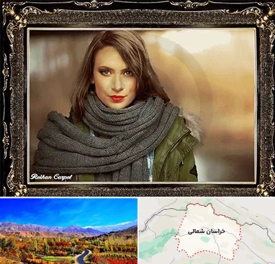 تابلو فرش چهره در خراسان شمالی
