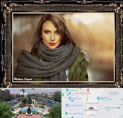 تابلو فرش چهره در بهارستان 