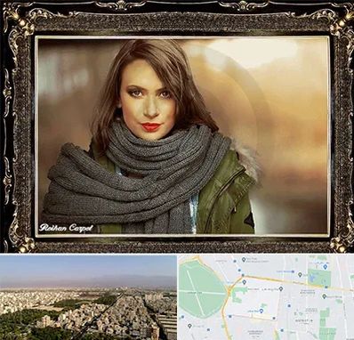تابلو فرش چهره در نازی آباد 