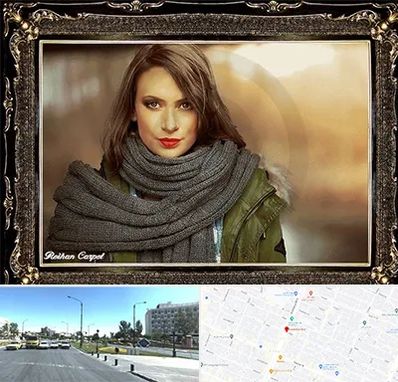تابلو فرش چهره در بلوار کلاهدوز مشهد 