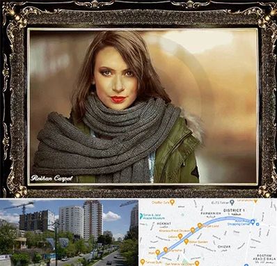 تابلو فرش چهره در اندرزگو 