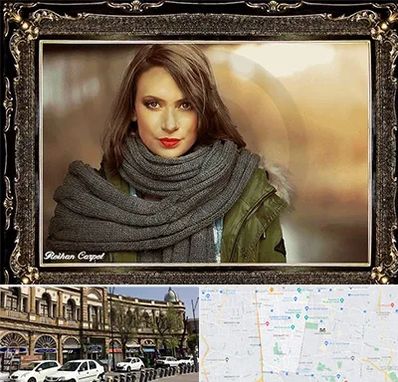 تابلو فرش چهره در منطقه 11 تهران 