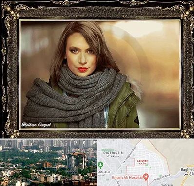 تابلو فرش چهره در عظیمیه کرج 