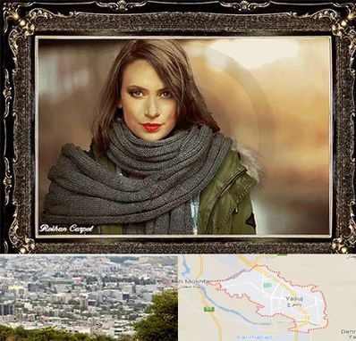 تابلو فرش چهره در یاسوج
