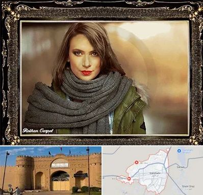 تابلو فرش چهره در ایرانشهر